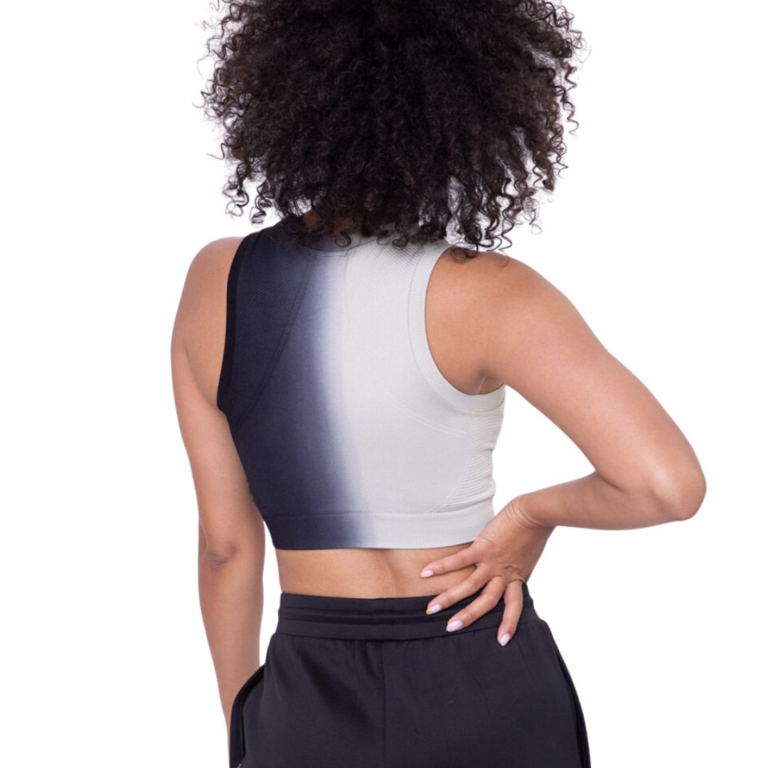 Ombre Split Dye Seamless Sports Bra